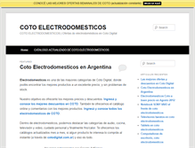 Tablet Screenshot of cotoelectrodomesticos.com